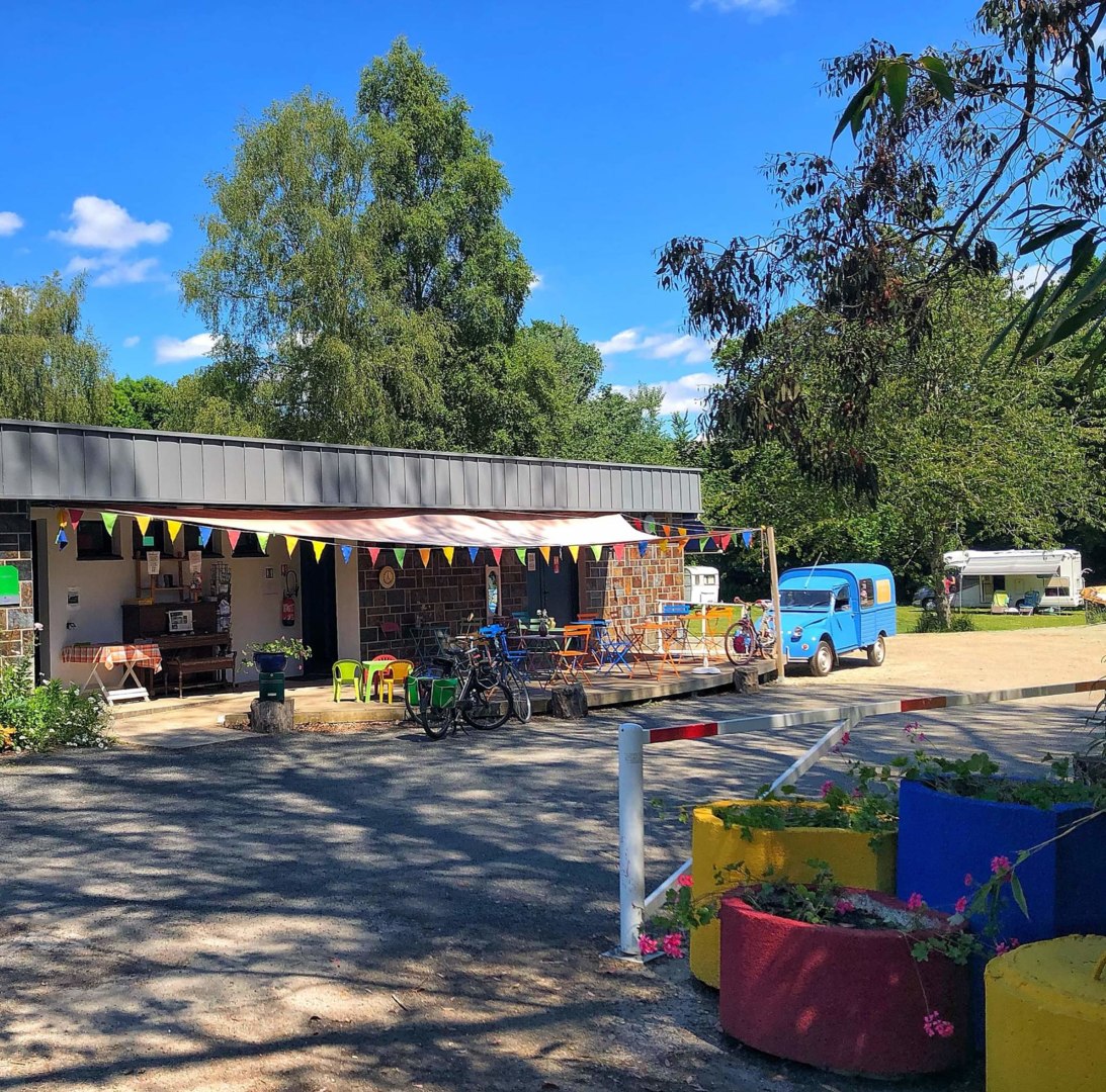 Ouvrir la diaporama Vue de la Terrasse du Camping