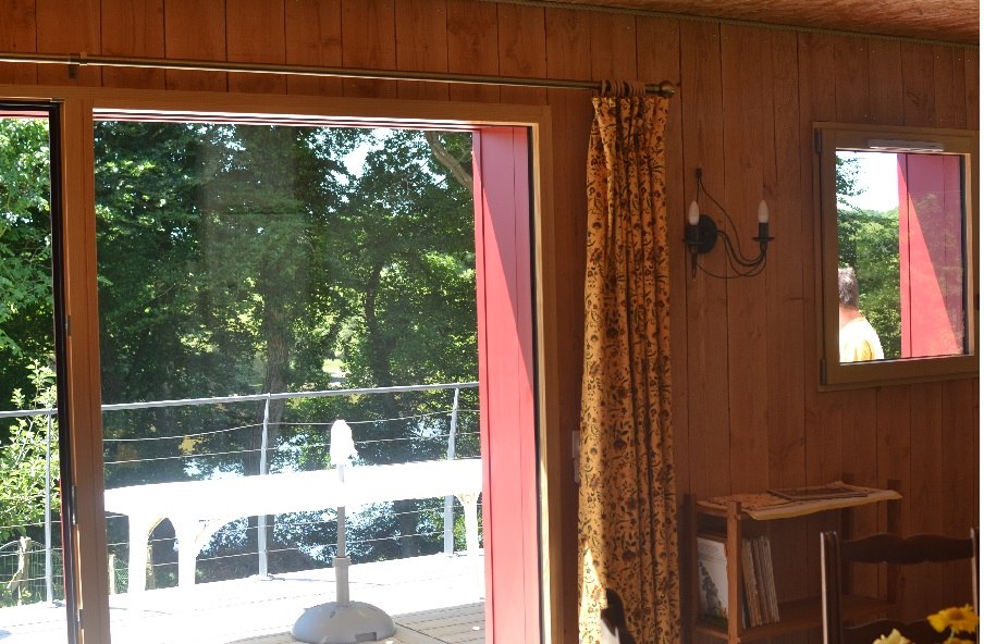 Ouvrir la diaporama vue terrasse_gite_Saint_Conogan_Glomel
