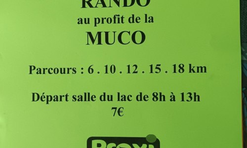Randonnée au profit de la mucoviscidose