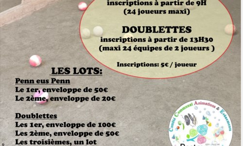 Concours de boules Bretonnes