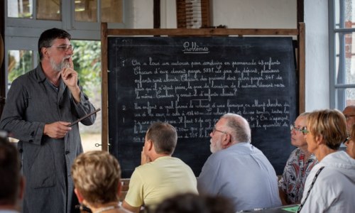 Dictée à la plume