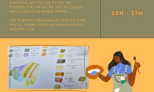 Atelier encres végétales Manu Reymond