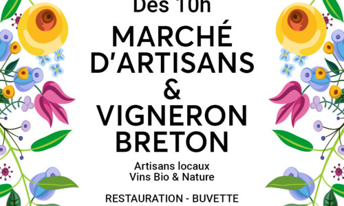 Marché d'artisans et vigneron breton