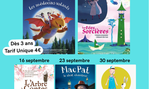 Cinéma des petits de septembre 2026 au Cinébreiz