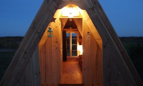 Cabane de sorcière à la ferme Mellon
