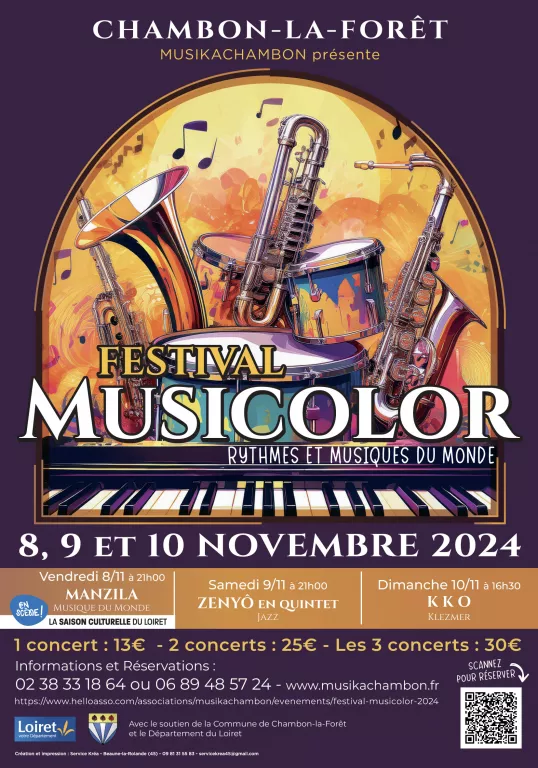 Festival Musicolor Du 8 au 10 nov 2024