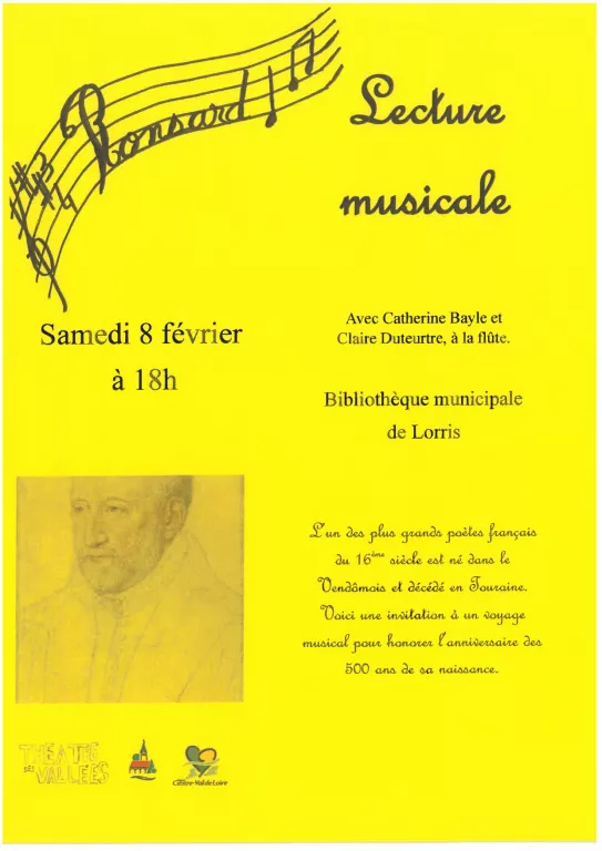 Lecture musicale Du 8 au 9 fév 2025