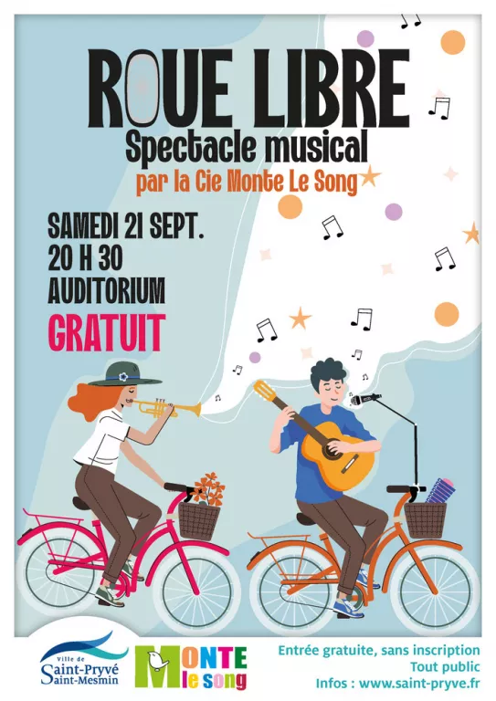 Spectacle musical « Roue libre »