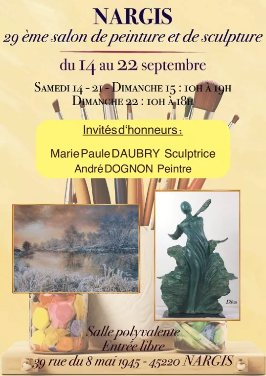 29 ème Salon de peinture et de sculpture Du 14 au 22 sept 2024