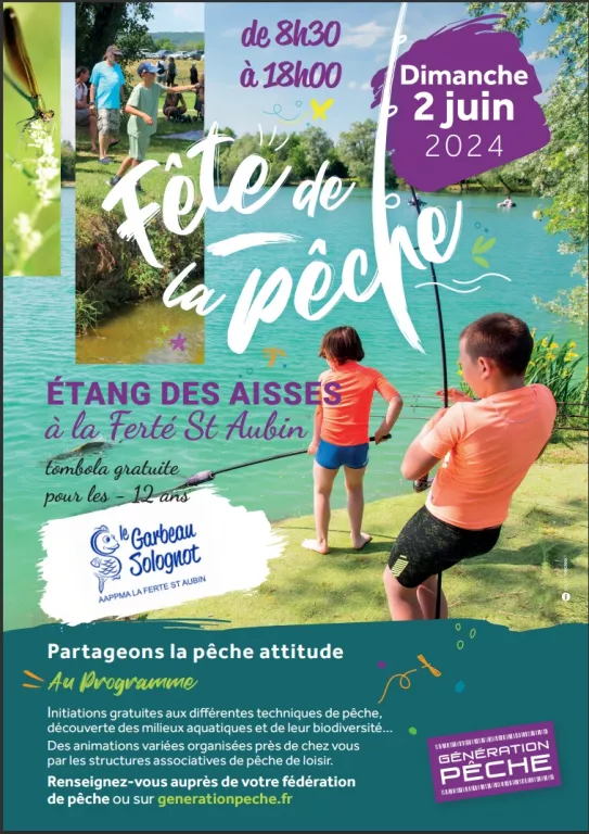 Fête de la Pêche - La Ferté Saint Aubin Le 2 juin 2024