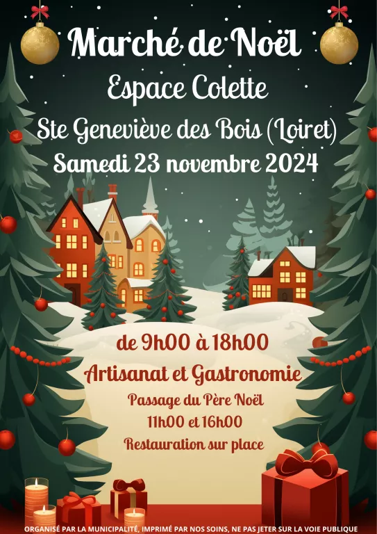 Marché de Noël Le 23 nov 2024