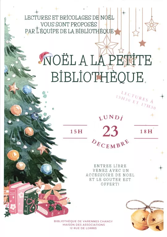 Noël à la petite bibliothèque Le 23 déc 2024