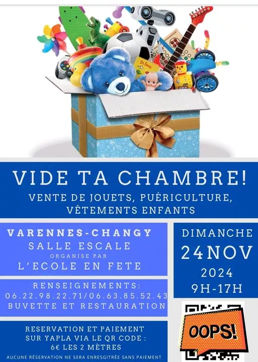 Vide ta chambre Le 24 nov 2024