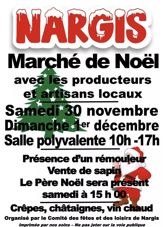 Marché de Noël à Nargis Du 30 nov au 1 déc 2024