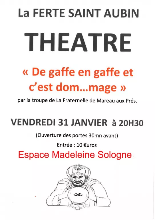 Théâtre - "De gaffe en gaffe et c