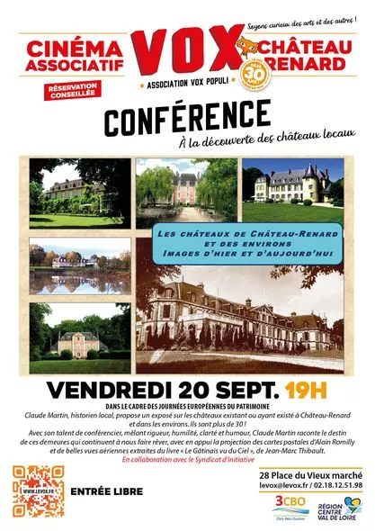 JEP - Conférence "À la découverte des châteux locaux"