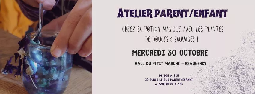 Atelier parent/enfant : Créez votre potion magique Le 30 oct 2024