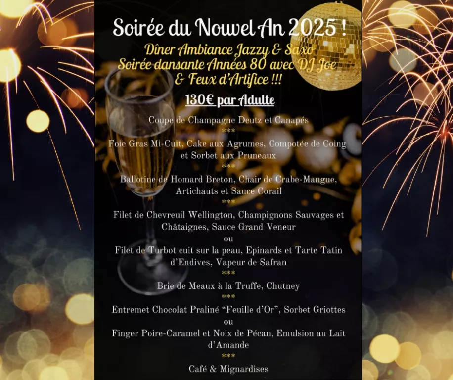 Soirée du Nouvel An Le 31 déc 2024