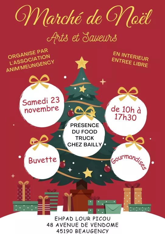 Marché de Noël - Arts et saveurs Le 23 nov 2024