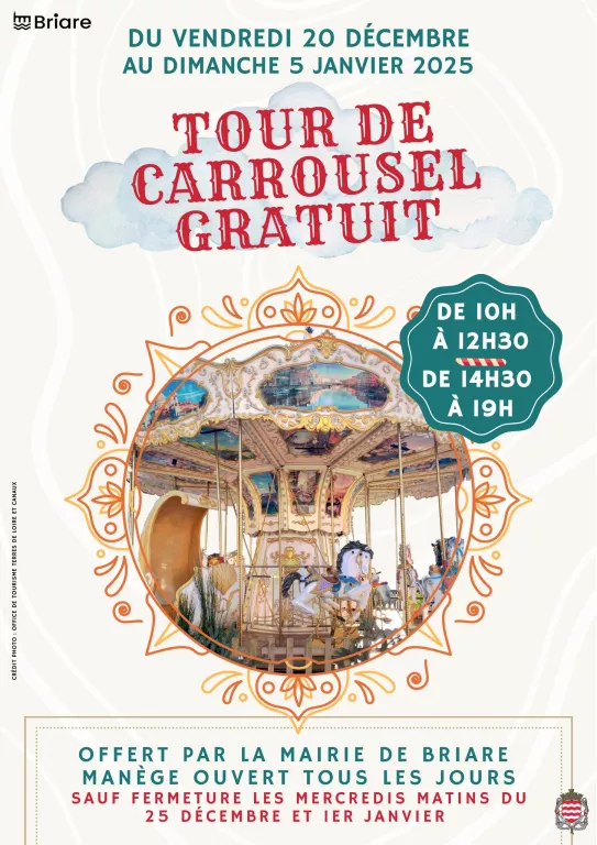 Carrousel de Noel à Briare Du 20/12/2024 au 5/1/2025