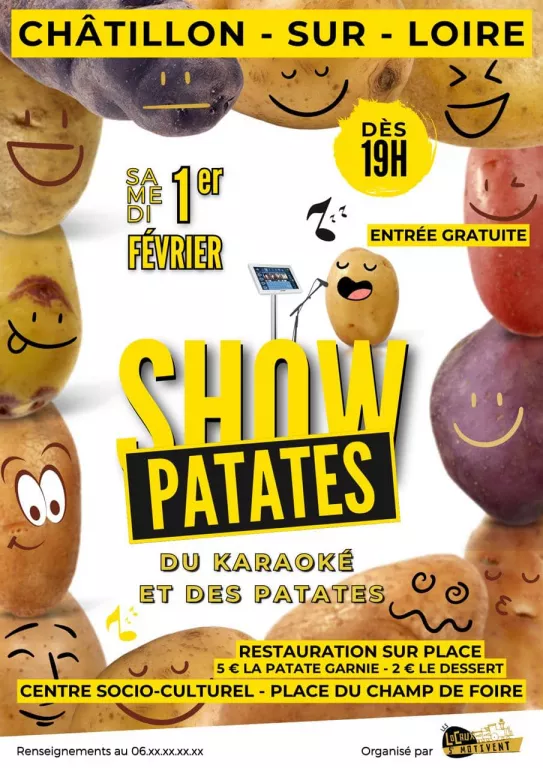 Show patates : du karaoké...et des patates Le 1 fév 2025