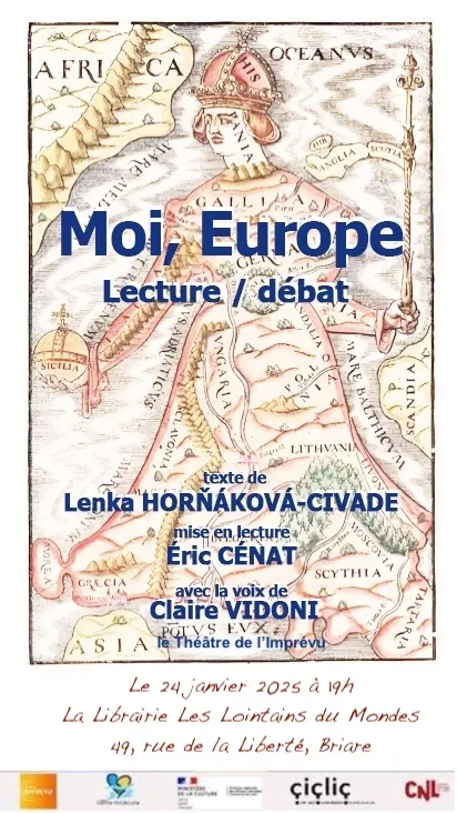 Lecture et débat "Moi, Europe" de Lenka HORNAKOVA-CIVADE Le 24 janv 2025