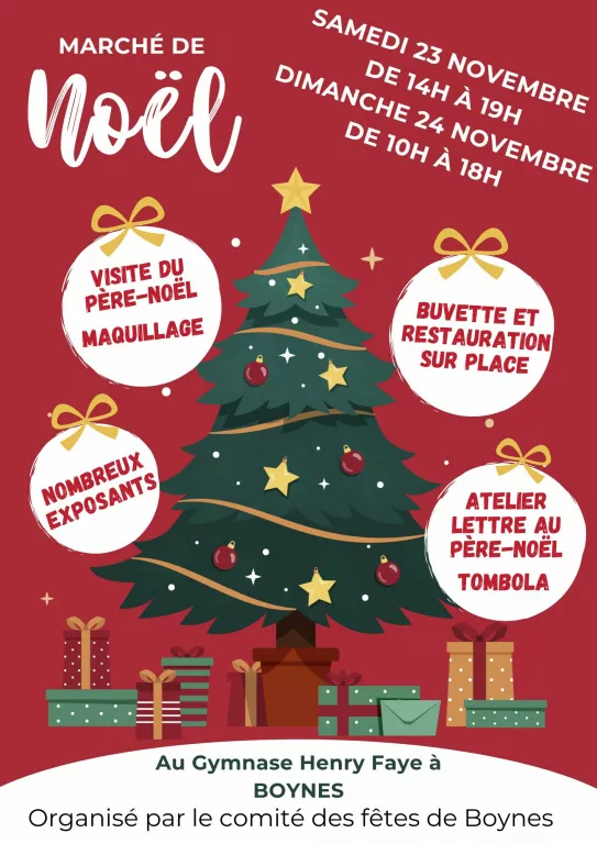 Marché de Noël à Boynes Du 23 au 24 nov 2024