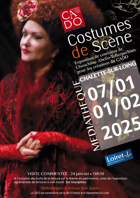 Exposition de costumes de scène du CADO Du 7 janv au 1 fév 2025