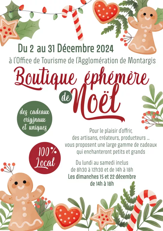 Boutique éphémère de Noël Le 22 déc 2024