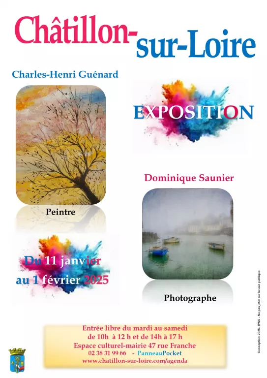 Exposition peintures et photographie de Charles-Henri Guénard et Dominique Saunier