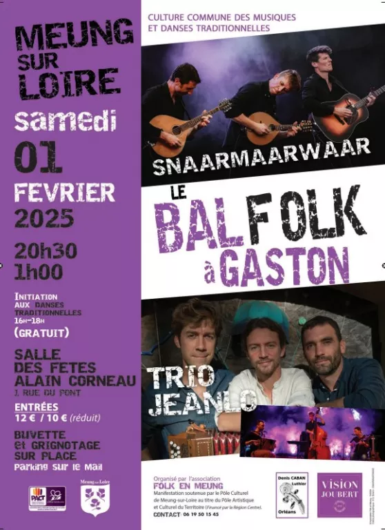 Le Bal Folk à Gaston Du 1 au 2 fév 2025