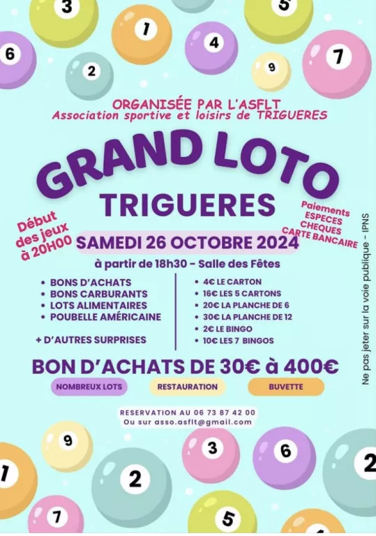 Grand Loto Le 26 oct 2024