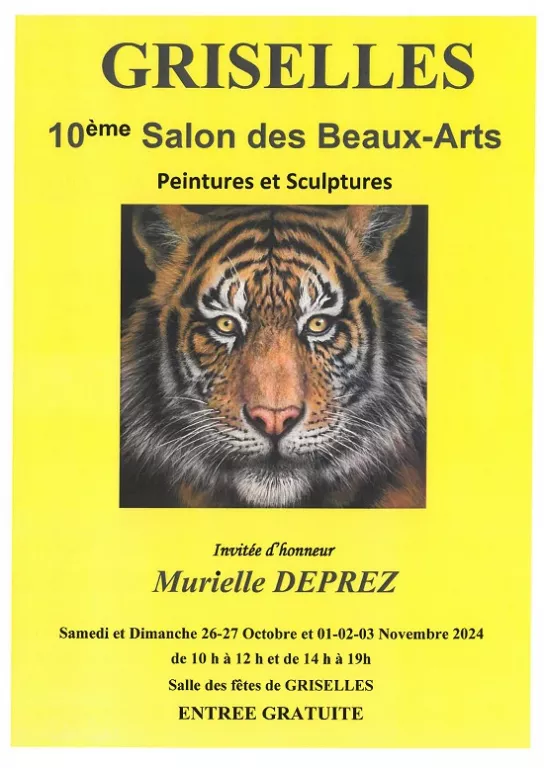 10e Salon des Beaux-Arts de peinture et sculpture Du 26 oct au 3 nov 2024