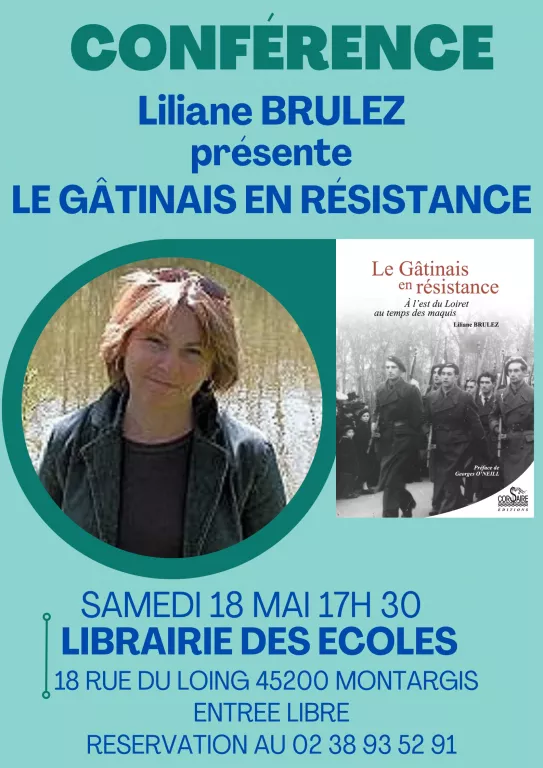 Conférence - Le gâtinais en résistance Le 18 mai 2024