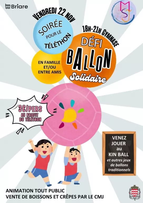 Soirée pour le Téléthon Le 22 nov 2024