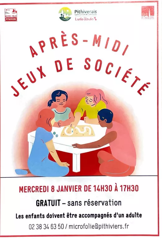 Après-midi jeux de société Le 8 janv 2025