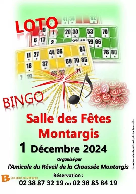 LOTO BINGO Le 1 déc 2024