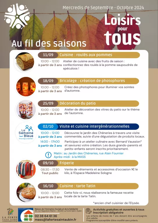 Au fil des saisons