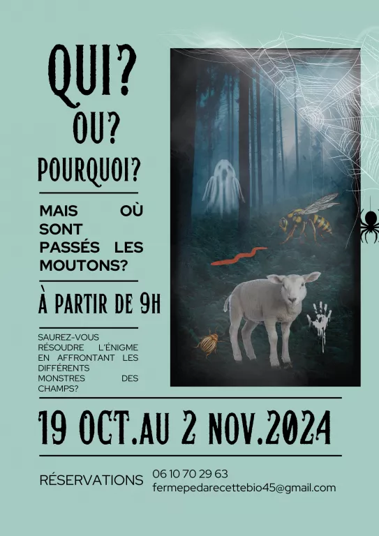 Cluédo: "Mais où sont passés les moutons?" Du 19 oct au 3 nov 2024