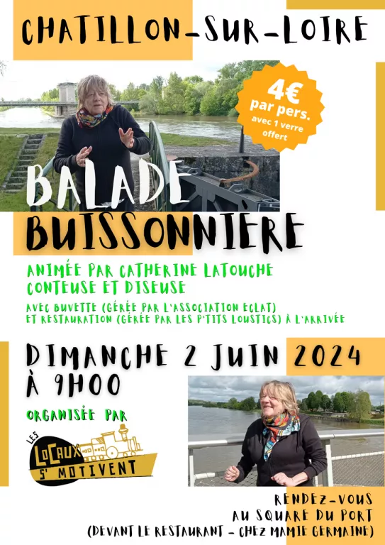 Balade buissonnière à Châtillon-sur-Loire Le 2 juin 2024