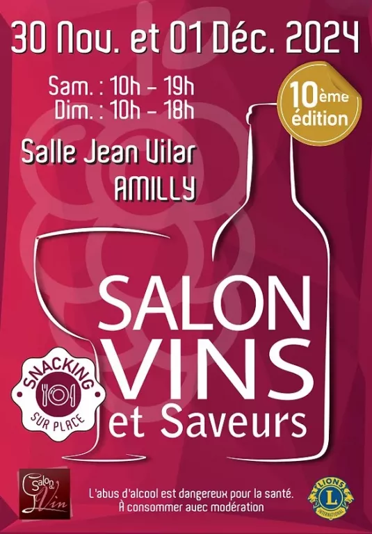 10e édition du Salon Vins et Saveurs Du 30 nov au 1 déc 2024