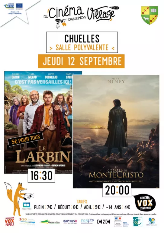 Du cinéma dans mon village Le 14 nov 2024