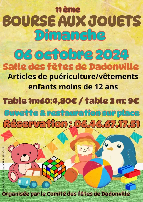 Bourse aux jouets