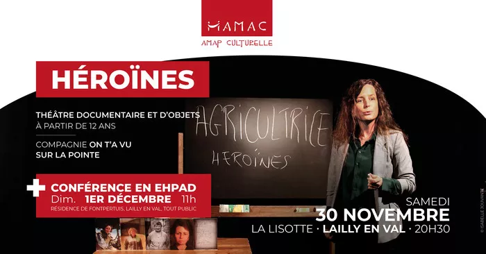 Spectacle : Héroïnes Le 30 nov 2024