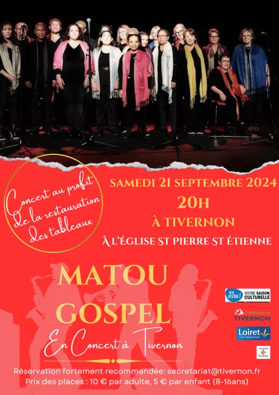 CHORALE MATOU-GOSPEL Le 21 sept 2024