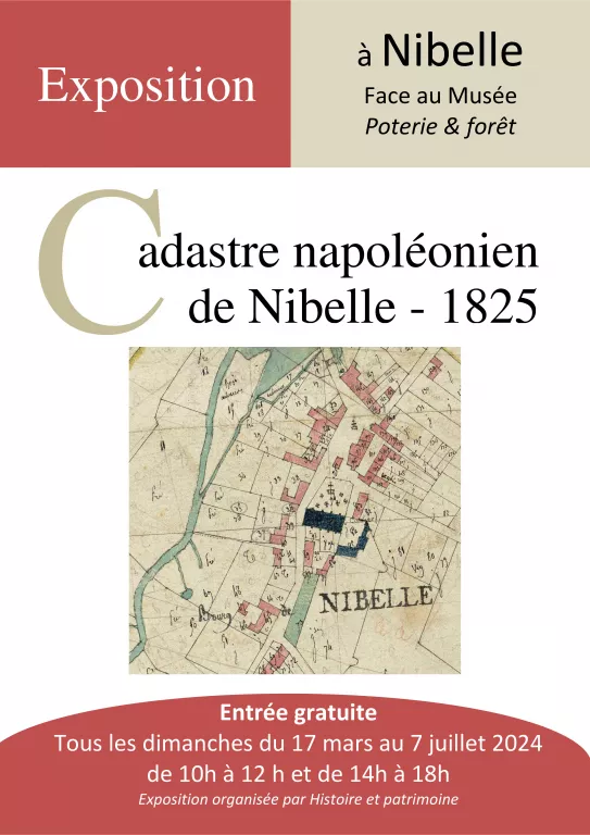 Exposition sur le cadastre napoléonien de NIBELLE Du 19 mai au 7 juil 2024