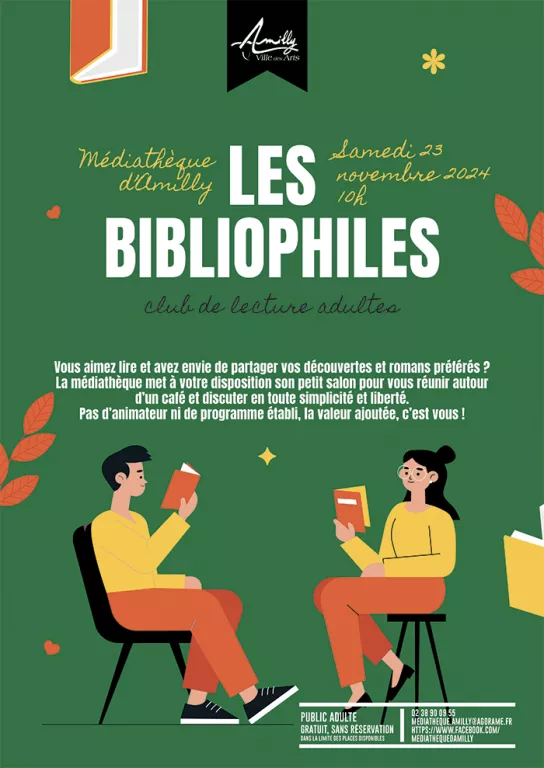 Les bibliophiles : club de lecture Le 23 nov 2024