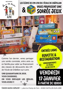 Soirée jeux de société