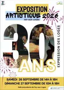 Exposition artistique de l'association Expression des Loges