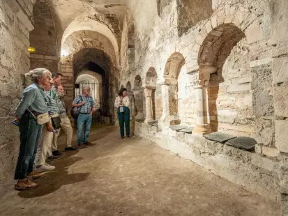 Visite guidée de la crypte Saint-Aignan